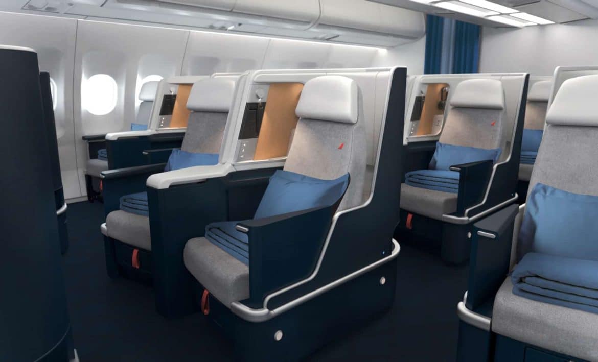 Coût du surclassement en classe business chez Air France