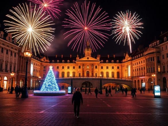 
                Nouvel An à Vienne
                Feu d’artifice sur le Ring
            
