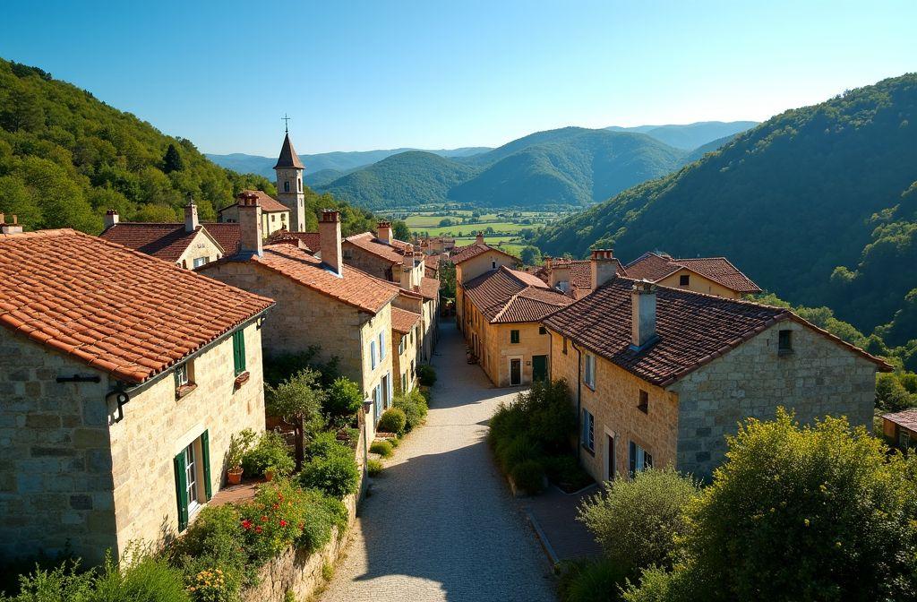 Ce village ardéchois, classé parmi les plus beaux de France, reste encore confidentiel