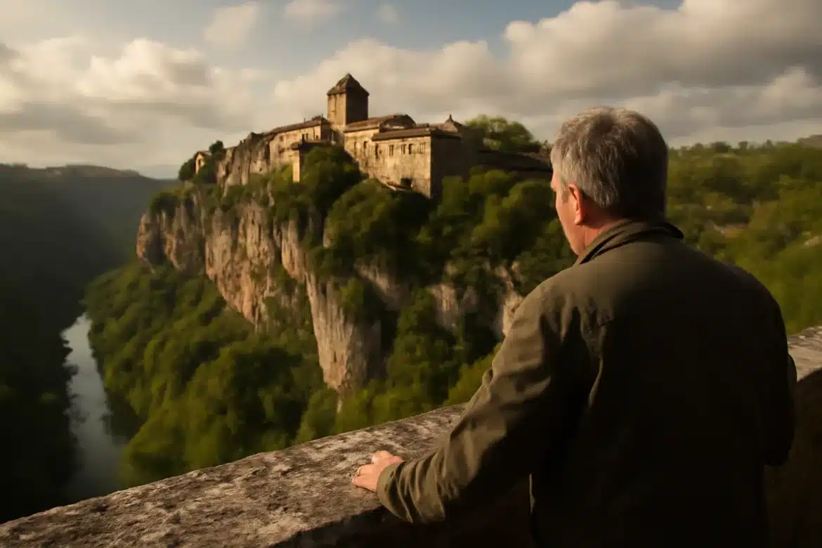 Pourquoi la bastide perchée au-dessus des gorges du Lot offre-t-elle une vue spectaculaire ?
