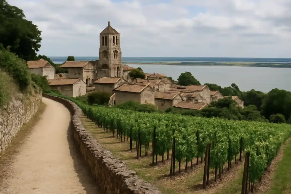 Visiter la cité médiévale de Charente-Maritime entre vignes et estuaire : panorama spectaculaire